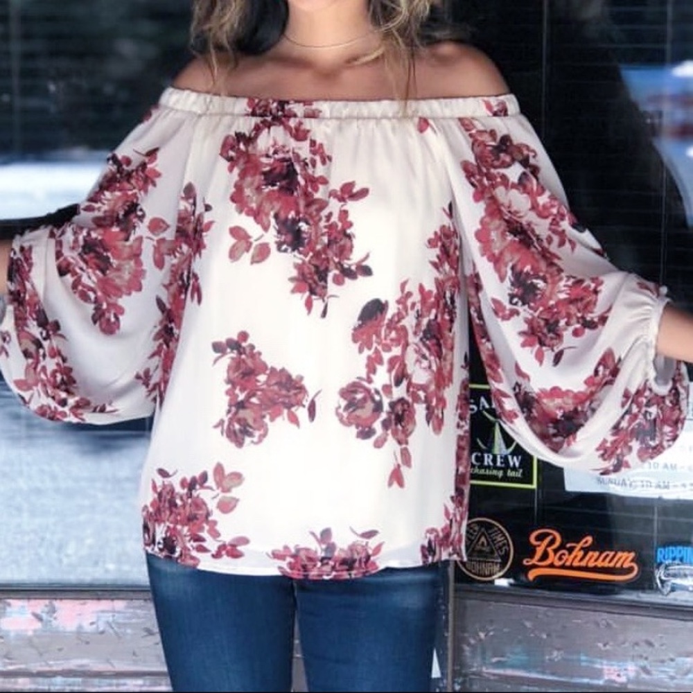 Floral Pringle’s top
